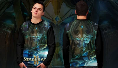 Свитшоты с полной запечаткой: стар крафт2